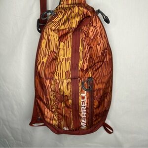 Merrell Vibrant Orange and Brown Duffel Bag